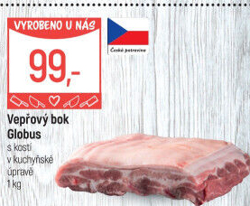 Vepřový bok s kostí Globus