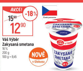 Zakysaná smetana 16% Váš Výběr