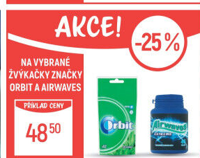 Žvýkačky Orbit