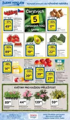 akční leták Tesco 24.4.2024-30.4.2024