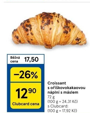 Croissant s náplní