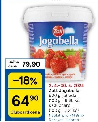 Jogurt Jogobella Zott