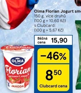 Jogurt smetanový Florian Olma