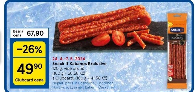 Kabanossi Exklusiv Snack !t Tarczyński