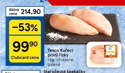 Kuřecí prsní řízky Tesco