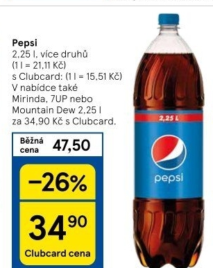 Limonáda Pepsi