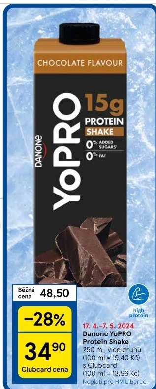 Mléčný proteinový nápoj Yopro