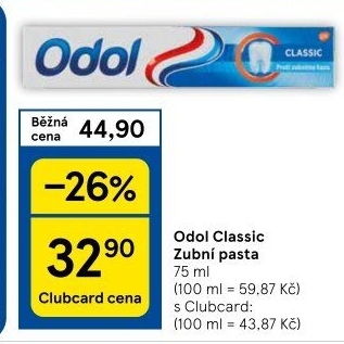 Pasta na zuby Classic Odol