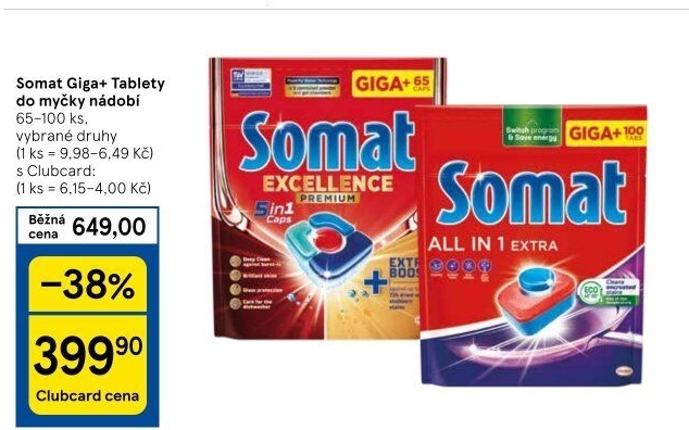 Tablety do myčky Somat