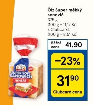 Toustový chléb Sandwich Soft Ölz