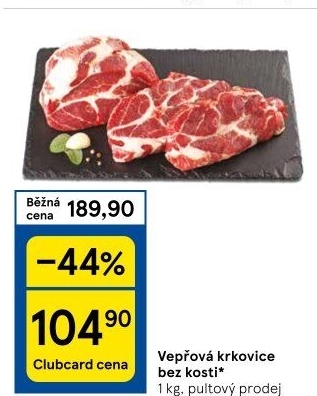 Vepřová krkovice bez kosti