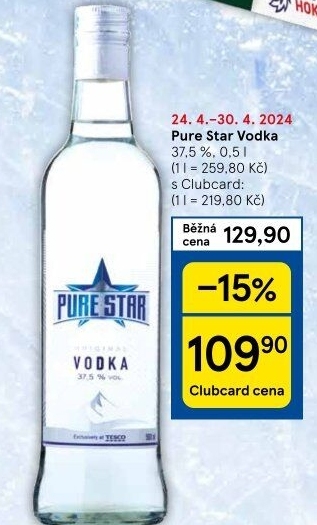 Vodka Pure Star