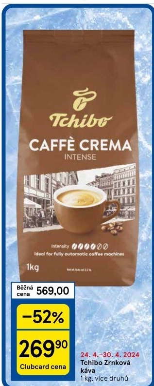 Zrnkové kávy Tchibo
