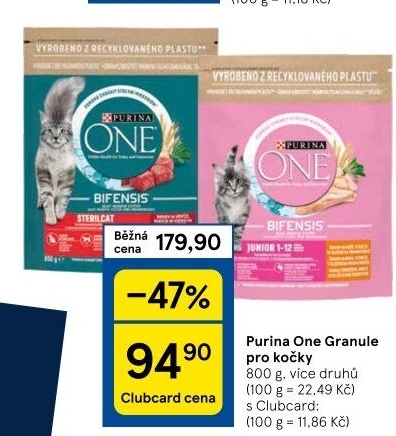 Granule pro kočky One Purina