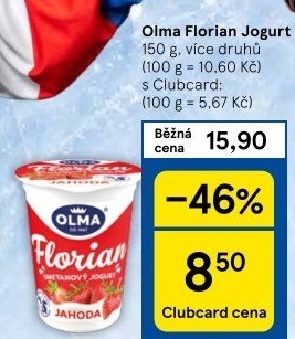 Jogurt smetanový Florian Olma