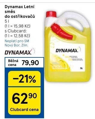 Letní směs do ostřikovačů Dynamax