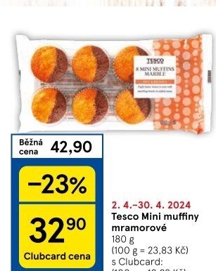 Muffiny mini Tesco