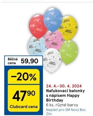 Nafukovací balónky