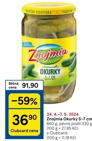 Okurky Znojmia