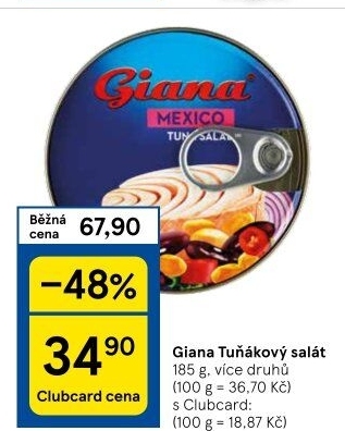 Salát s tuňákem Giana