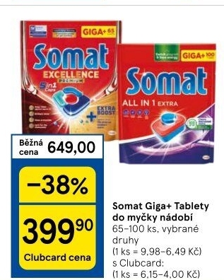 Tablety do myčky Somat