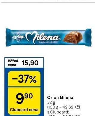 Tyčinka Milena Orion