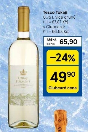 Vína Tokaji Tesco