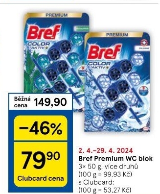 WC blok tuhý Premium Bref