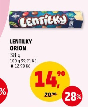 Lentilky Orion