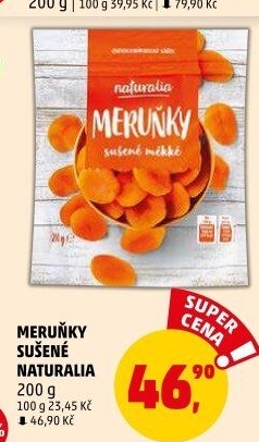 Meruňky sušené Naturalia