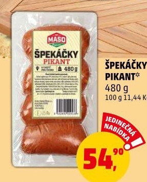 Špekáčky pikant Maso Příbram