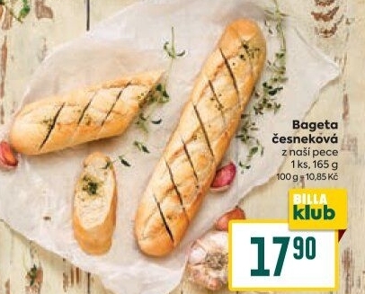 Bageta česneková