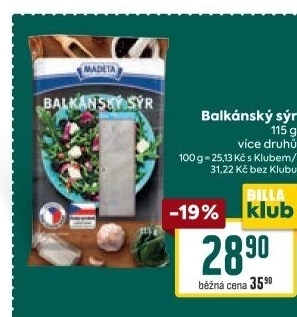 Balkánský sýr Madeta