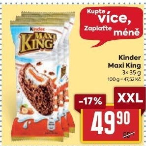 Dezert Maxi King Kinder