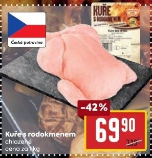 Kuře s rodokmenem Vodňanské kuře