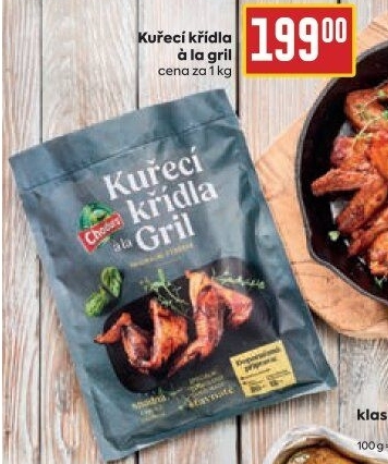 Kuřecí křídla a la gril Beskydské uzeniny Chodura
