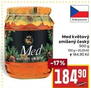 Med český květový smíšený Product Bohemia