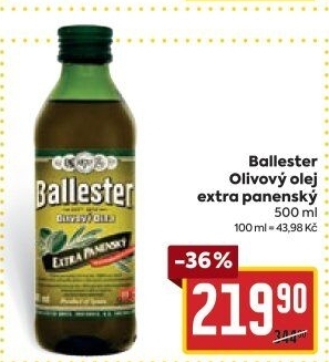 Olivový olej extra panenský Ballester