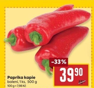 Paprika červená kapie