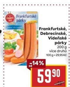 Párky frankfurtské Ponnath