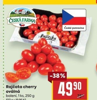 Rajčata cherry Česká farma