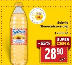 Slunečnicový olej Solmio