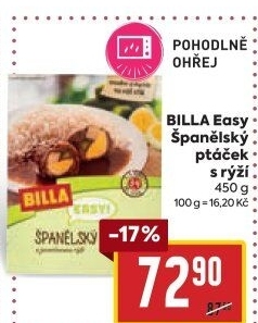 Španělský ptáček s rýží Easy Billa