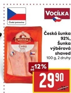 Šunka česká Vocílka