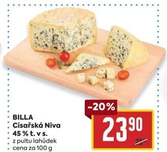 Sýr Niva císařská 45% Billa