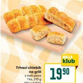 Trhací chlebík na gril