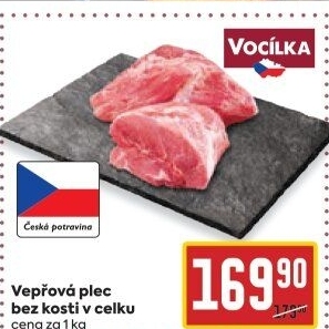 Vepřová plec bez kosti Vocílka
