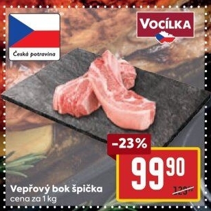 Vepřový bok špička Vocílka