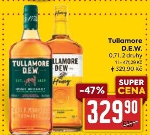 Whiskey irská Tullamore Dew