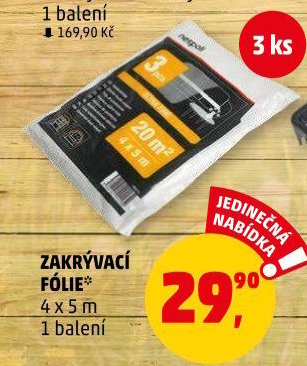 Zakrývací fólie